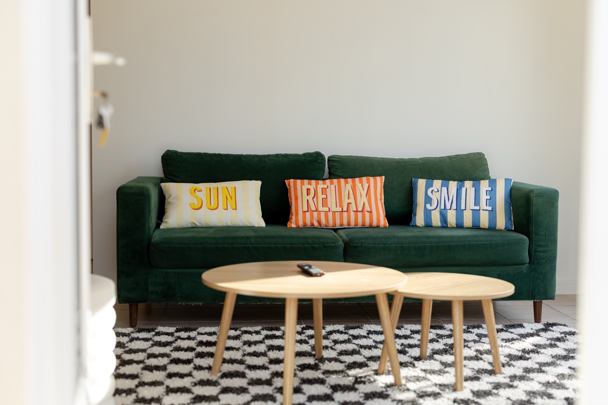 Salon cosy du logement Les Mimosas à Ronce-les-Bains